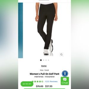 PGA Tour women’s pants Medium